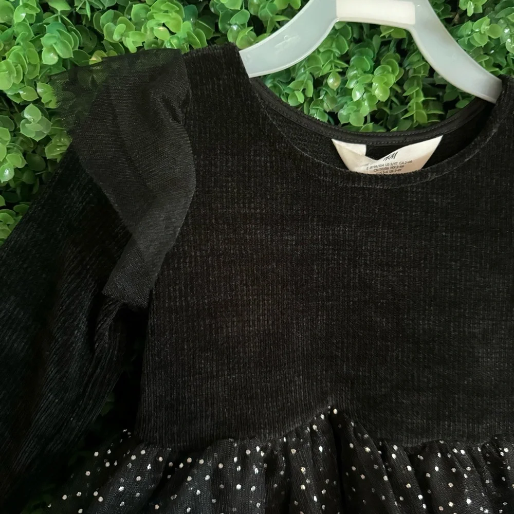 H&M Toddlers 3T/4T Chenille and Tulle Dress Size New with Tag